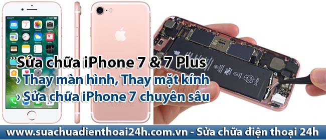 Sửa chữa iPhone 7 mất 3G, không có sóng 4G